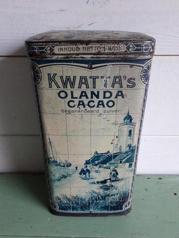 blik Kwatta's Olanda Cacao beschikbaar voor biedingen