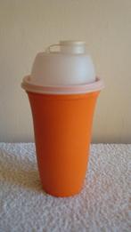 tupperware milk/cocktail shaker oranje retro/vintage, Huis en Inrichting, Keuken | Tupperware, Verzenden, Oranje, Overige typen