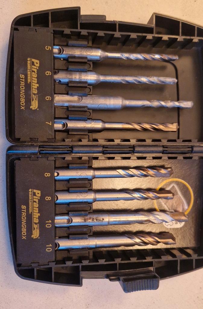 Black & Decker • Piranha • Strongbox betonboorset, Doe-het-zelf en Verbouw, Gereedschap | Machine-onderdelen en Toebehoren, Ophalen of Verzenden