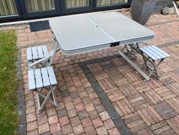 Aluminium picknicktafel met zitjes TravelCo beschikbaar voor biedingen