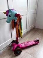 Mini micro deluxe 3-wiel step met unicorn hoofd en linten, Ophalen, Gebruikt, Overige typen