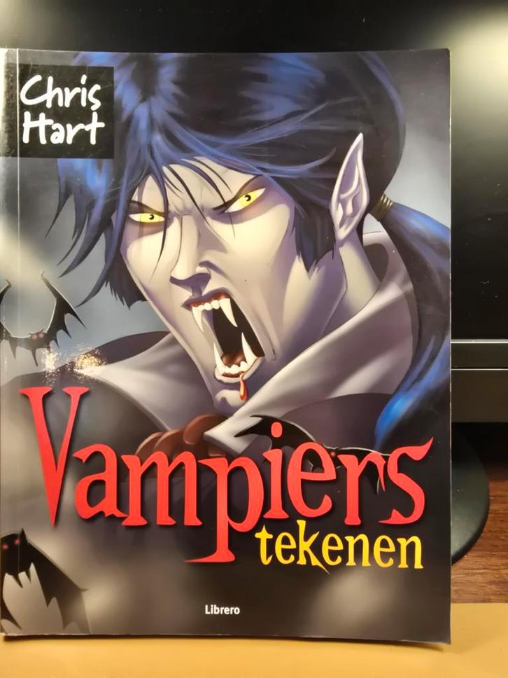 Vampiers Tekenen - Leer Vampiers Tekenen!, Boeken, Hobby en Vrije tijd, Zo goed als nieuw, Tekenen en Schilderen, Geschikt voor kinderen