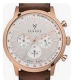 Renard Grande Chrono Gold, herenhorloge, Sieraden, Tassen en Uiterlijk, Horloges | Heren, Ophalen, Staal, Polshorloge, Overige merken