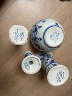 Delfts Blauw Kaststel - Handgeschilderd, Antiek en Kunst, Ophalen