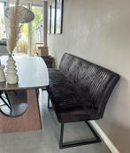 Eettafel bank - mag weg tegen elk aannemelijk bod, Ophalen, Gebruikt, Bruin, Stof