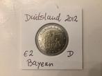 Speciale 2 euromunt uit Duitsland 2012 letter D, Ophalen of Verzenden, Duitsland, 2 euro, Losse munt
