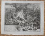 Deroute du Pont Farnese  Romeyn De Hooghe ca. 1680, Antiek en Kunst, Ophalen of Verzenden