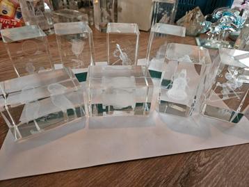 Glazen Beeldjes Collectie 6 beschikbaar voor biedingen