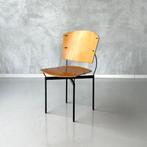 Arflex eettafelstoel Elasta vintage jaren 80 eetkamerstoel, Huis en Inrichting, Stoelen, Ophalen, Gebruikt, Bruin, Vintage