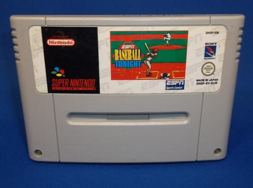 ESPN Baseball Tonight (SNES), Spelcomputers en Games, Games | Nintendo Super NES, Gebruikt, Sport, Verzenden