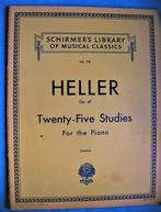 Heller  Twenty-Five Studies Op. 47 (voor piano), Ophalen of Verzenden, Artiest of Componist, Klassiek, Piano