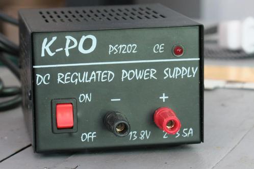 Nieuwe K-PO PS1202 netvoeding, Telecommunicatie, Zenders en Ontvangers, Nieuw, Zender en Ontvanger, Ophalen of Verzenden