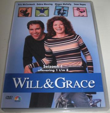 Dvd *** WILL & GRACE *** Seizoen 1: Afl 1 - 8 beschikbaar voor biedingen