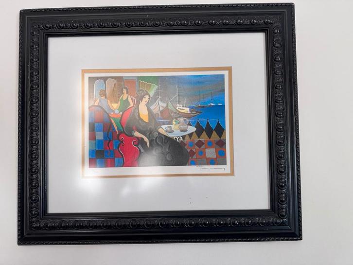 Tarkay Serigraph  on woven paper met certificaat, Antiek en Kunst, Kunst | Schilderijen | Klassiek, Ophalen of Verzenden
