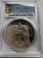 Frankrijk. 50 Francs "Hercules" 1980, Ophalen of Verzenden, Frankrijk, Losse munt, Zilver