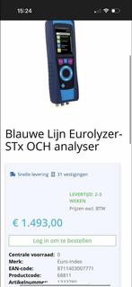 Eurolyzer-STX OCH analyser blauwe lijn, Doe-het-zelf en Verbouw, Ophalen of Verzenden, Nieuw