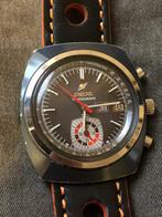 Enicar Mantagraph Flyback Chronograph – Vintage 1970 Zeldzam, Sieraden, Tassen en Uiterlijk, Overige merken, Staal, Met bandje