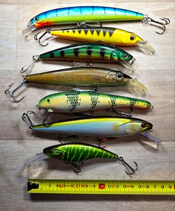 7 pluggen : ABU / Strike Pro / Raider / DAIWA PROREX / MANNs beschikbaar voor biedingen