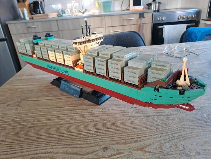 Lego Maersk Lijn Containerschip - Complete Set, Kinderen en Baby's, Speelgoed | Duplo en Lego, Zo goed als nieuw, Lego, Complete set