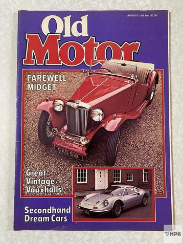 Old Motor Magazine August 1979 MG Midget Vauxhall beschikbaar voor biedingen