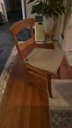 Leuke houten keukenstoel, Huis en Inrichting, Stoelen, Ophalen, Gebruikt, Overige kleuren, Landelijk