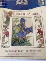 BORDUURPAKKET FLOWER FAIRIES THE CHICORY FAIRY, Verzenden, Nieuw, Handborduren, Borduurpakket