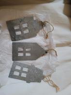 Zinken hangers Hollandse huisjes, Ophalen of Verzenden, Metaal of Aluminium, Minder dan 50 cm, Minder dan 50 cm