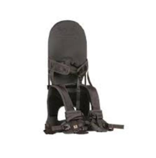 MiniMeis Schouderdrager Antraciet / Zwart, Kinderen en Baby's, Babydragers en Draagdoeken, Nieuw, Draagzak, Rug, Overige merken