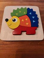 Houten Puzzel - Egel, 2 tot 4 jaar, Ophalen of Verzenden, Zo goed als nieuw, Van hout