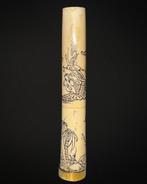 Chinees geleerden-set: vuurverguld bronzen zegel met Fo-Dog, Ophalen of Verzenden, Gebruikt