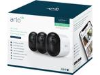 Arlo Ultra 2 Beveiligingscamera 4K Wit 3Pack draadloos NIEUW, Nieuw, Buitencamera, Ophalen of Verzenden