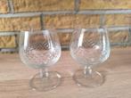 Vintage Geslepen Brandy/Cognac Glazen – Stijlvol Ontwerp, Antiek en Kunst, Antiek | Glas en Kristal, Ophalen of Verzenden