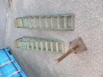 oprijbokken + assteun, Ophalen, Gebruikt, Hydraulisch, Garagekrik