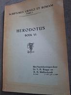Herodotus Boek VI - Scriptores Graeci et Romani, Gelezen, Herodotus, Alpha, HBO