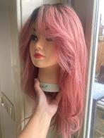 Roze ombre pruik, 100% remy human hair, nieuw., Sieraden, Tassen en Uiterlijk, Uiterlijk | Haarverzorging, Nieuw, Ophalen of Verzenden