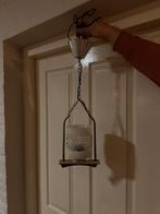 Hanglampjes vintage, Huis en Inrichting, Lampen | Hanglampen, Ophalen of Verzenden, Zo goed als nieuw, Glas, Minder dan 50 cm