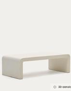 Kave Home salontafel type Aiguablava robuust wit cement 135c, Huis en Inrichting, Tafels | Salontafels, Ophalen, Overige materialen