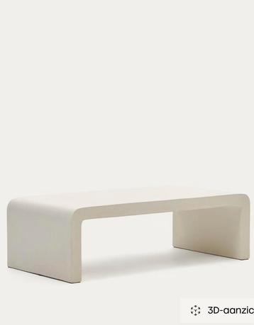 Kave Home salontafel type Aiguablava robuust wit cement 135c beschikbaar voor biedingen