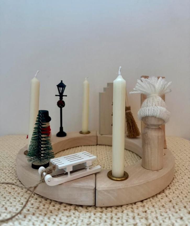 Jaarringstekers Winter / seizoentafel, Huis en Inrichting, Woonaccessoires | Overige, Zo goed als nieuw, Ophalen of Verzenden