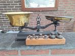 Antieke Balansweegschaal met Gewichten, Antiek en Kunst, Antiek | Gereedschap en Instrumenten, Ophalen