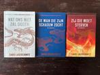 David Lagercrantz - Millenium 4 + 5 + 6 voor €15,-, Boeken, Zo goed als nieuw, Nederland, David Lagercrantz, Ophalen of Verzenden