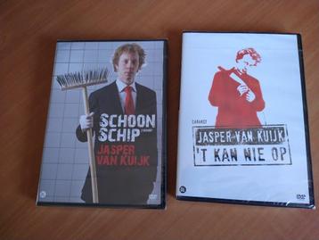 2 DVD's van Jasper van Kuijk. Nieuw in de verpakking beschikbaar voor biedingen