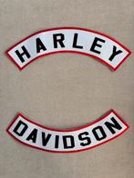 HARLEY DAVIDSON ROCKER RUGPATCH GEBORDUURD, Motoren, Ophalen of Verzenden