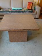 Massieve marmeren salontafel (1m x 1 m), Huis en Inrichting, Tafels | Salontafels, Ophalen, 50 tot 100 cm, 50 tot 75 cm, Vierkant