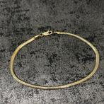 14k gouden armband glad model, Sieraden, Tassen en Uiterlijk, Armbanden, Ophalen of Verzenden