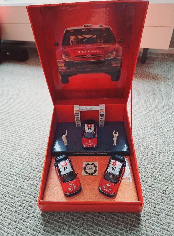 Collectors box, Citroen Xsara WRC Worldchampion uit 2003🏁, Hobby en Vrije tijd, Modelauto's | 1:43, Zo goed als nieuw, Auto, Norev