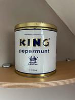 Blik King pepermunt 3,5 kg - Vintage, Ophalen, Gebruikt