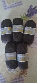AUSTERMANN Lemone 5 bollen Antraciet grijs katoen, Ophalen of Verzenden, Nieuw, Breien of Haken, Wol of Garen