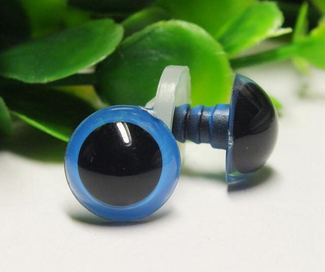 Veiligheidsoogjes 12 mm blauw per 100 paar klasse A, Hobby en Vrije tijd, Breien en Haken, Nieuw, Breien of Haken, Wol of Garen