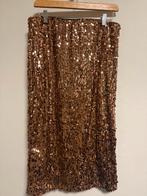 Glitterrok goud pailetten maat L 40, Ophalen of Verzenden, Zo goed als nieuw, Maat 38/40 (M), Onder de knie